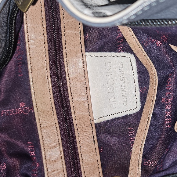 Anuschka handbag Black White Gray - Picture 10 of 11